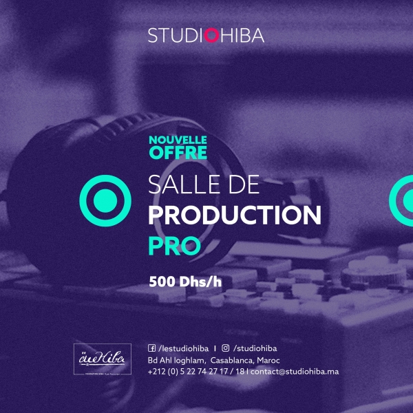 Nouvelle offre :  salle de production